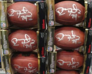 6 Ryan Mathews Hand Signed Auto Official Duke Football Uda Does Not Hold Air