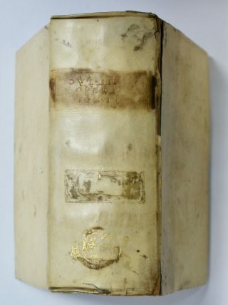 Operum P.  Ovidii Nasonis,  Full Vellum,  Elzevir Press 1658 Vol 1