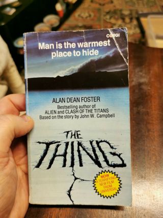 The Thing Alan Dean Foster Corgi 1982 John Carpenter Paperback Alien Terror
