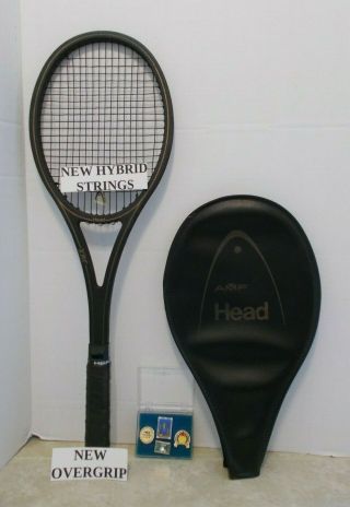 Vintage Amf Head Xrc Graphite Tennis Racket - Strings/overgrip &