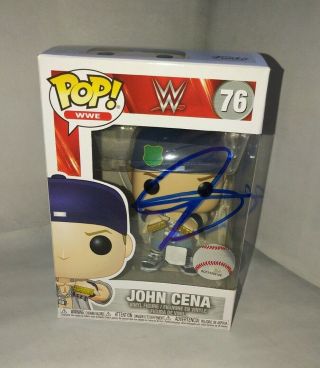 John Cena Hand Signed Autograph Wwe Funko Pop