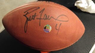 Brett Favre Autographed Nfl Football