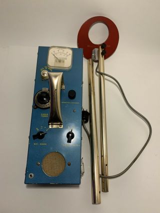 Vintage 1965 White’s Electronics Gold Master Mineral & Metal Detector Gms63 Part