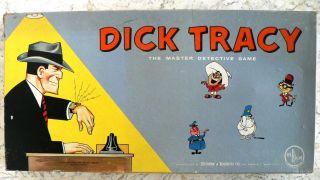 Vintage Dick Tracy The Master Detective Game 1962 Rare