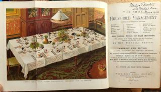 1901 The Book Of Household Management By Mrs Beeton - 13 Colour Plates,  Ill