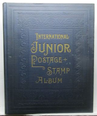 The International Junior Postage Stamp Album Scott 1930 Includes Some Stamps