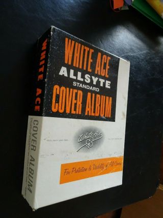 Vintage White Ace First Day Cover Album With 100 First Day Covers From The 1950s