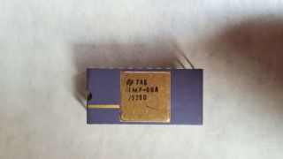 Vintage National Semiconductor IMP - 00A microprocessor ceramic gold 2