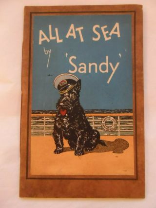 All At Sea By ‘sandy’ - Aberdeen And Commonwealth Line.  Circa 1931