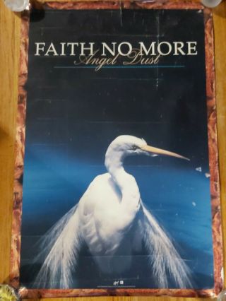 Vintage 1992 Faith No More Angel Dust Promotional Poster 24x36 The Real Thing