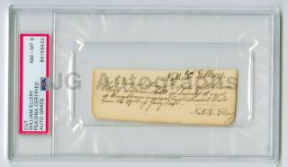William Ellery Declaration Of Independence Signer 1794 Psa/dna Slabbed Autograph