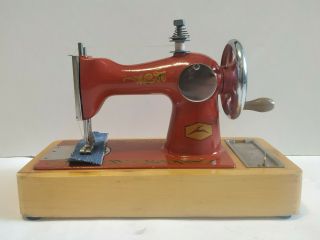 Vintage Mini Sewing Machine Soviet Russian Children Toy Ussr 3