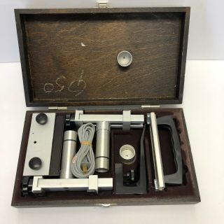 Vintage Master Ski Kit Box Gold Lode Tuner Jaws Waxer Wood Case