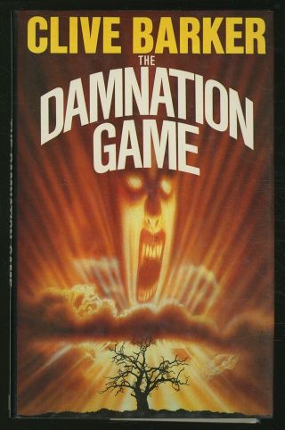Clive Barker / The Damnation Game Signed 1st Edition 1985