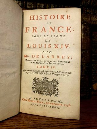 1738 History Of France Under The Reign Of Louis Xiv