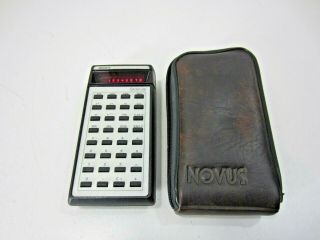 Vintage National Semi Novus 3500 Red Led Sliderule Calculator
