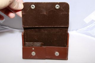 Vintage Rolleiflex B,  W Schneider Optics Leather Filter Case - Ships From Canada