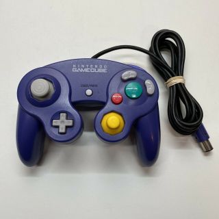 Vintage Nintendo Gamecube Indigo Purple Oem Controller - - Dol - 003 -