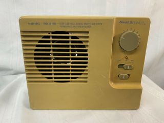 Vintage Heat Stream Heat/fan Electric Heater Model 29h4009 - And