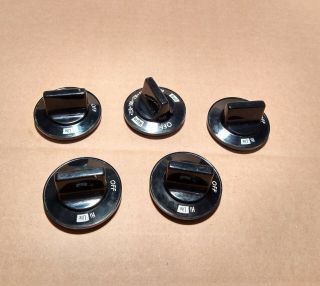 Set of 5 replacement knobs for vintage Magic Chef gas stove / oven / range 2