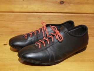 Vintage Style William Lennon Arturo Leather Cycling Shoes Uk 12 Us 13.  5 England