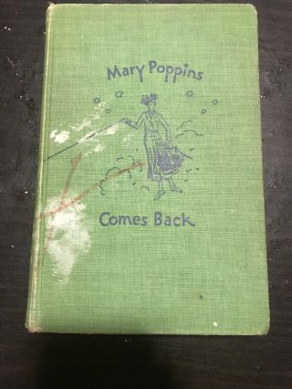 Mary Poppins Comes Back P.  L.  Travers 1935 First Edition American