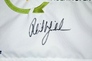 Phil MICKELSON Signed 2016 Waste Management Phoenix Open Flag - 3x Champion JSA 2