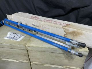 Vintage Stanrite Aluminum Artist Easel Model 100 Blue Adjustable Testrite W/box