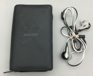 Bose Triport Ie2 In - Ear Headphones Ie 2 - Black/white (classic Vintage Model) G08