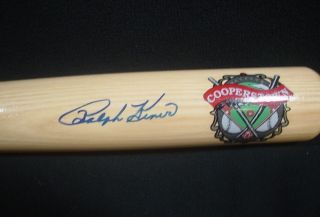Ralph Kiner Pittsburgh Pirate Autograph Signed Cooperstown Bat Jsa Certified
