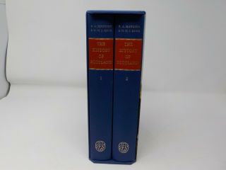 R.  A.  Houston & W.  W.  J.  Knox The History Of Scotland Folio Society Hc W/ Slipcover
