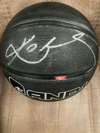Kobe Bryant Signed Autographed Los Angeles Lakers Spalding Basketball Nba