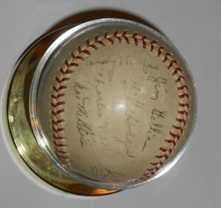 1959 Los Angeles Dodgers World Series Champs Team Signed Baseball No Koufax