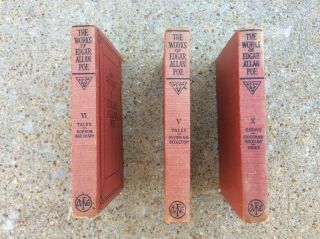 The Of EDGAR ALLAN POE in Ten Volumes (1904) Funk & Wagnalls CAMEO EDITION 3