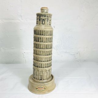 Vintage Barsottini Vino Rosso 13” Leaning Tower Of Pisa Wine Liquor Decanter