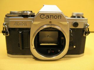 Vintage Canon Ae - 1 Slr Film Camera Black