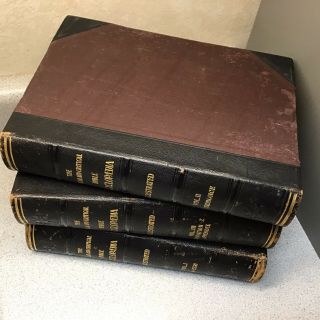 1910 3 Volume Set THE POPULAR AND CRITICAL BIBLE ENCYCLOPEDIA DICTIONARY Leather 2