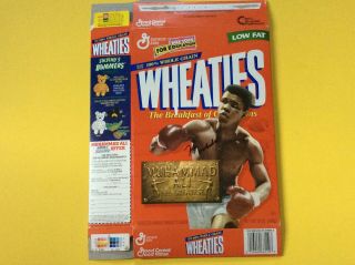 Wheaties Muhammad Ali Boxing Champion Autographed On - Line Authentications