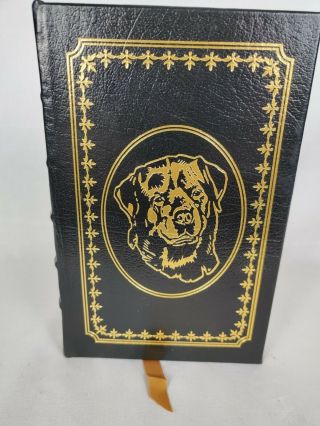 Old Yeller By Fred Gipson.  Easton Press Leather Bound Book.