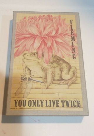 You Only Live Twice James Bond Ian Fleming First Edition Library Facsimile Fel