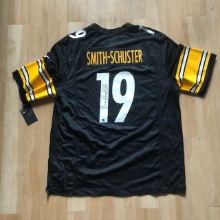 Juju Smith - Schuster Jersey Signed Pittsburgh Steelers Nike Xl Nwt Auto