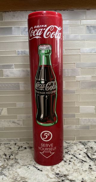 Vintage Coca - Cola - Coke Brand Cup Dispenser