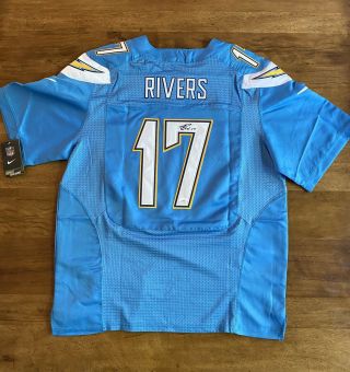 San Diego Chargers Phillip Rivers Signed Jersey Jsa Los Angeles Autograph