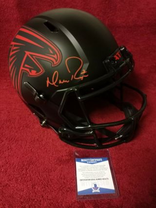 Matt Ryan Autographed Full Size Atlanta Falcons Eclipse Helmet,  Beckett