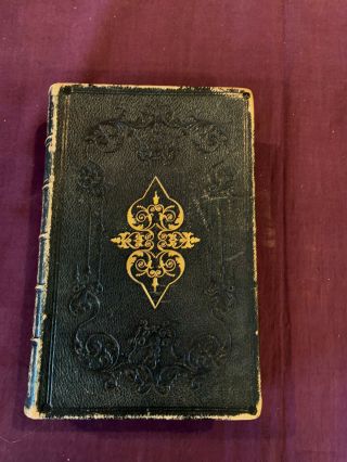 The Poetical Of John Milton 1842 Leather Binding