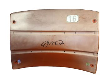 Signed Joe Montana Candlestick Park Seat Back 16 With Player 