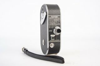 Vintage Keystone 8mm Film Camera Model K - 22 With 1/2  Wollensak Cine Raptar V11