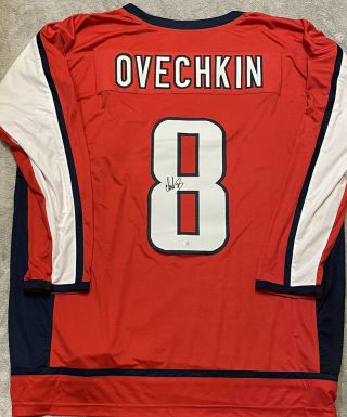 Alex Ovechkin Signed Washington Capitals Red Hockey Jersey