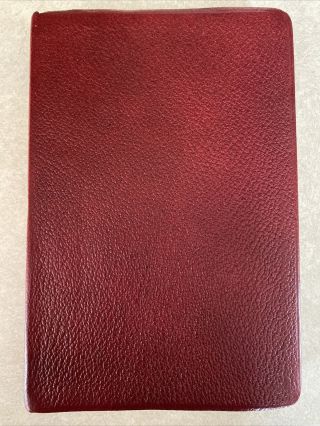 1967 Scofield Reference Edition Bible Kjv (oxford) Red Leather,  Indexed