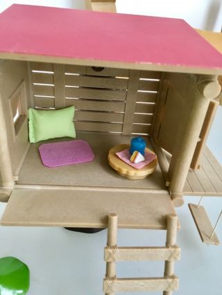 Sylvanian Families Calico Critters Vintage Tree House Den with owl 3